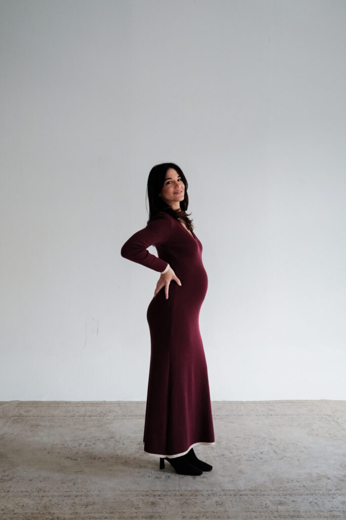Cotton Knit Dress - Slika 6